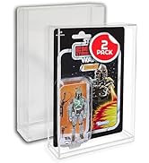 EVORETRO Action Figure Display Case Protector Compatible with Star Wars, Marvel Legends, GI-Joe 3...