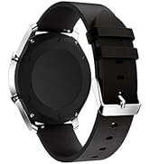 PINHEN Compatible with Samsung Galaxy Watch 3 45mm/Galaxy Watch 46mm Band - 22mm Leather Watch Ba...