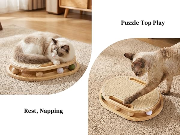 Cat Scratcher with Ball