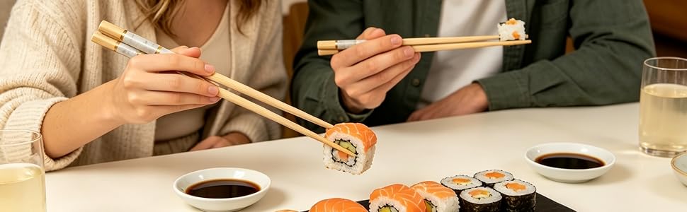 Korean Japanese Chopsticks for Sushi/Spaghetti/Noodles