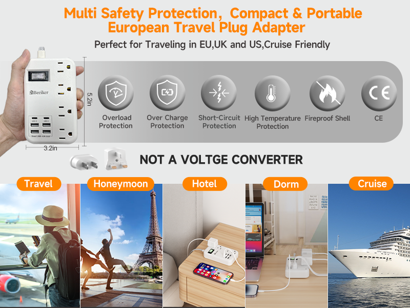 International Universal Travel Power Adapter