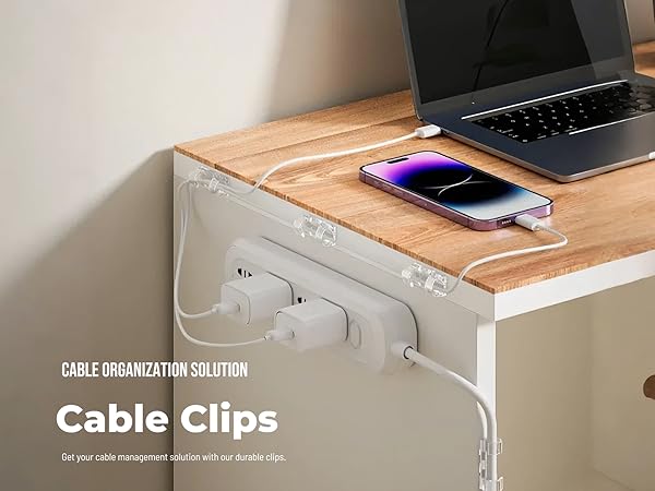 clear organizer string led car clip cords