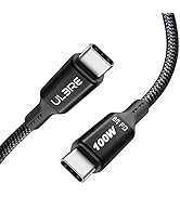 ULBRE USB C to USB C Cable 100W 2.5M 8.2FT, USB C Charging Cable 2.0 Type C Fast Charging for Mac...