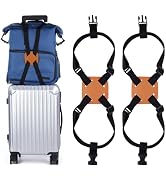 XINRUI Luggage Straps for Suitcases Add a Bag,Handbag Security Strap with Buckle Backpack Bag Tra...