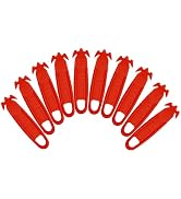T TOVIA Safety Box Cutter Knife of Recessed Concealed Stainless Steel Blade, Package Opener Plast...