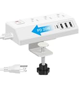 desk clamp power strip
