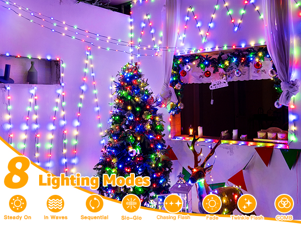 outdoor christmas tree lights