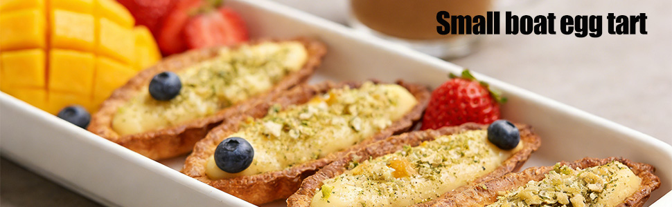 Tiny tart pan boat shape