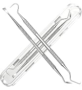 G.CATACC 2 Pack Dental Tools for Teeth Cleaning, Metal Dental Pick Hygiene Kit for Home Use, Stai...