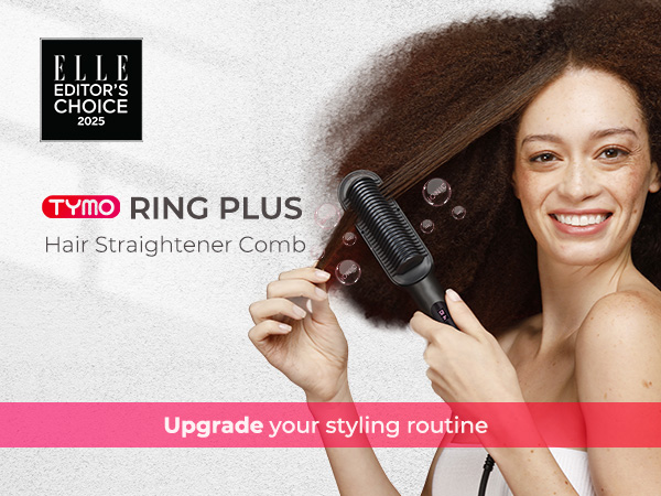 TYMO Ring Plus ion straightener comb ELLE Editor’s Choice 2025