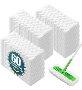 FURCIELOS 60 Count Pet Dry Sweeping Cloth Refills Compatible with Swiffer Sweeper Mop, Unscented ...