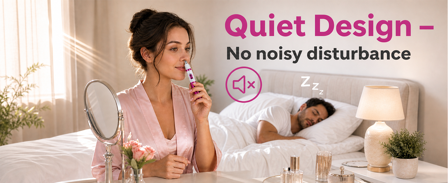 Ear and Nose Hair Trimmer for Women