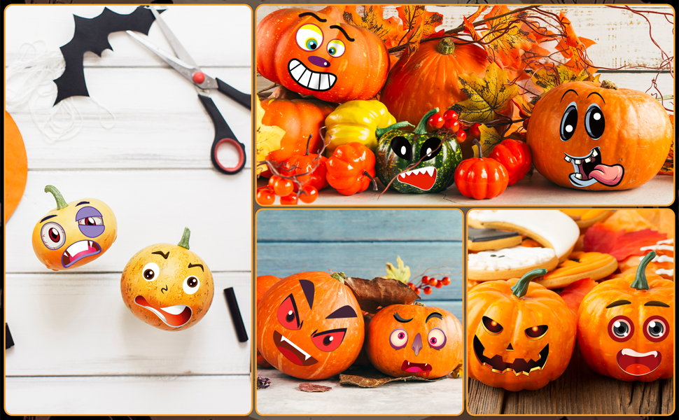 halloween pumpkin stickers for kids