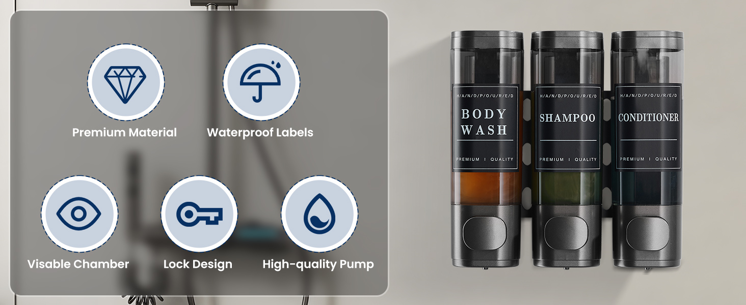 shampoo dispenser for shower