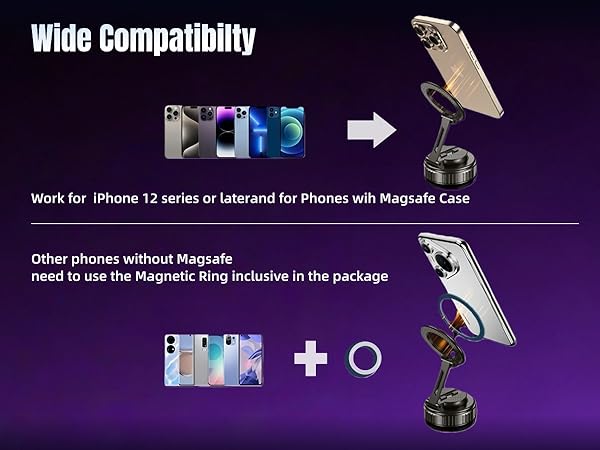 Suction Cup Phone Mount for Car