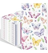 100PCS Butterfly Paper Napkins Disposable Hand Towels for Bathroom 3 Ply Colorful Butterflies and...