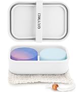 QIUYMEI Silicone Soap Holder, Enhanced Leak-Proof Travel Soap Container with Draining Layer,Porta...