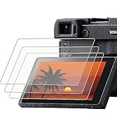 PCTC Screen Protector Compatible for Sony Alpha A6600, A6100, A6400, A6000, A6300, A5000, NEX-7, ...