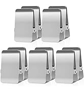 Large Chip Bag Clips with Anti-Slip Rubber,BURLIHOME All-Purpose Stainless Steel Heavy Duty Air T...