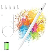 iPad Stylus Pencil, Active Apple Pencil Compatible with iPad 2018~2022, iPad 10/9/8/7/6th Gen,iPa...