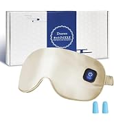 Silk Heated Eye Mask Cordless Rechargeable for Dry Eyes,Warm Eye Heating Pad No Pressure, Sleep E...