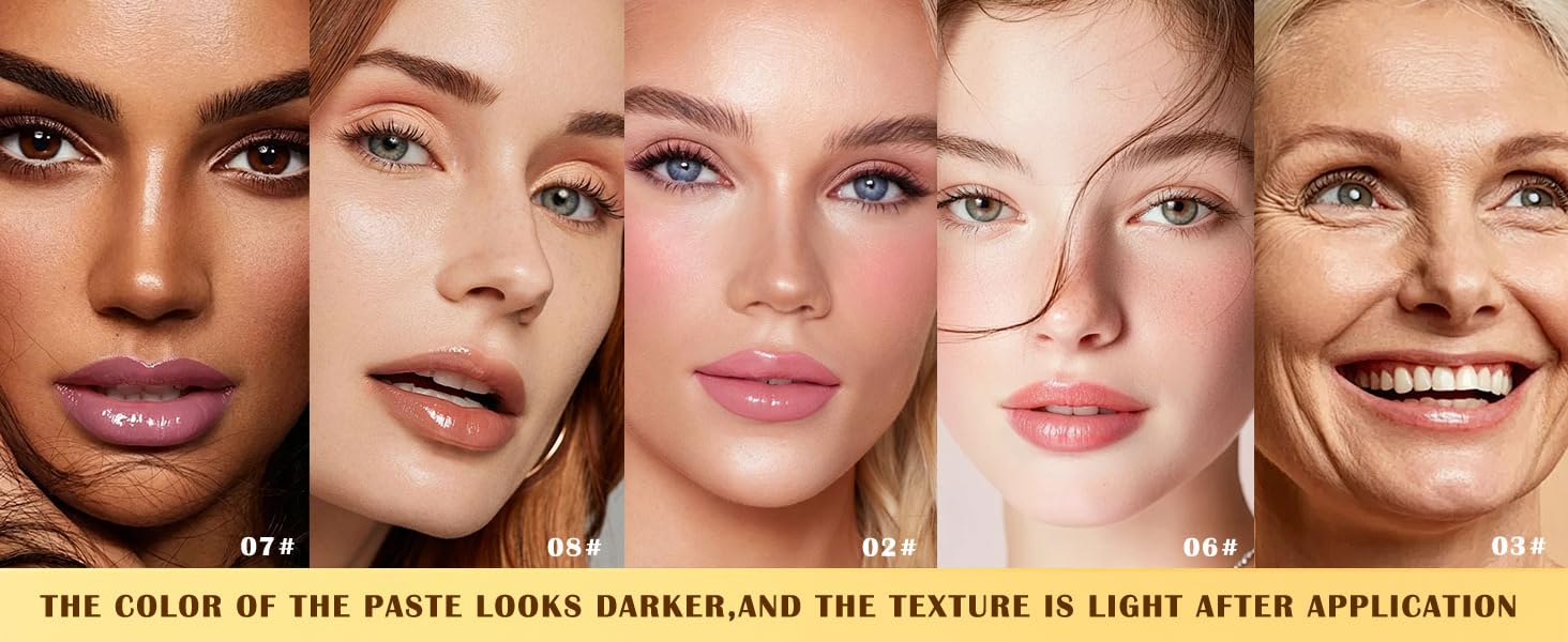 Honey Tinted Lip Balm for Women, Hydrating Lip Oil Stick Lipstick