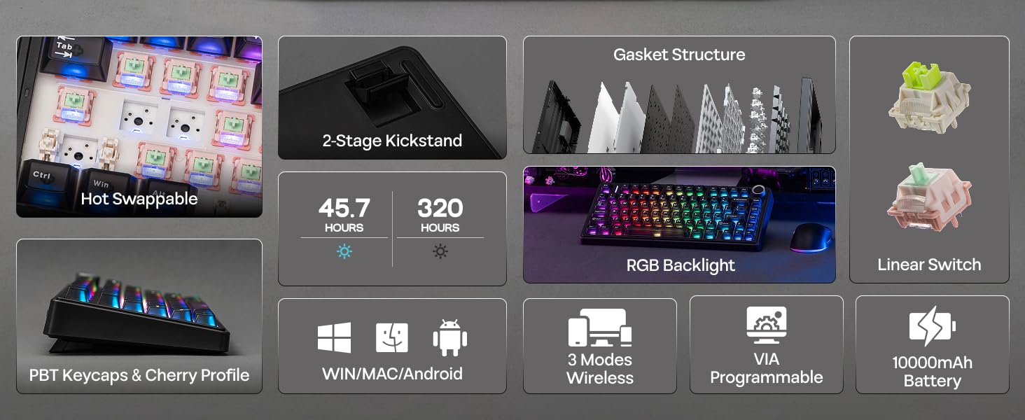 F75 Ultra wireless gaming keyboard