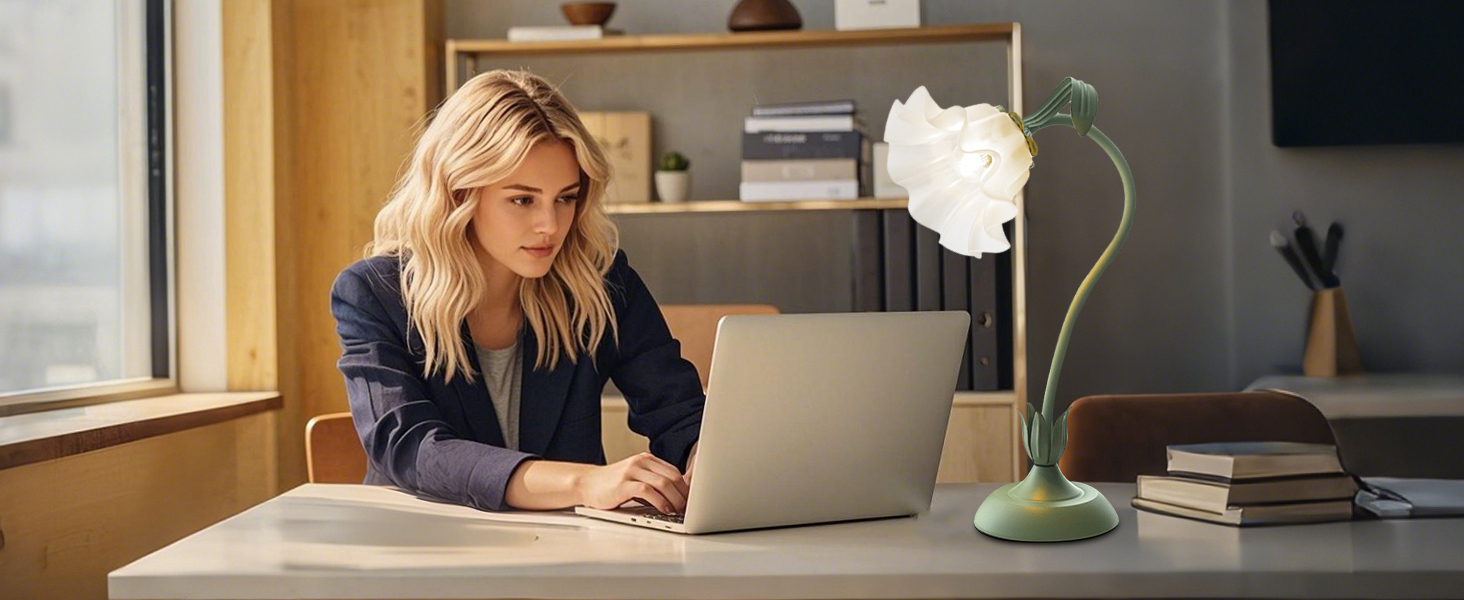 flower desk lamps for office