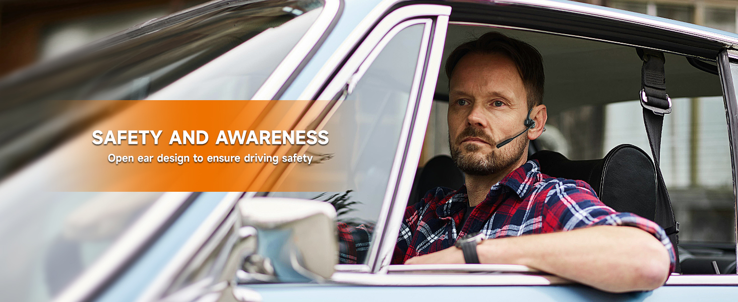 wireless headset with mic for work