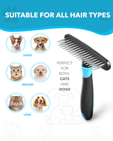 Dog rake, grooming rake, pet grooming, pet rake, undercoat rake for dogs