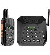 ChunHee 21 Channels Intercoms Wireless for Home Office- 1.5 Miles Wireless Intercom System with P...