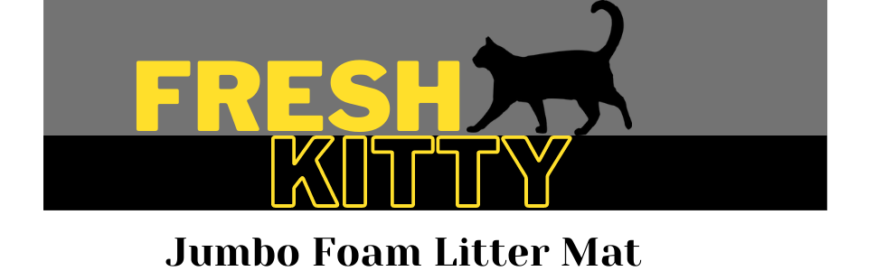 Durable XL Jumbo Foam Litter Box Mat