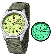 Gosasa Unisex Military Watches Sport Textile Nylon Strap Stylish Men Watch Luminous Fashion Watch...