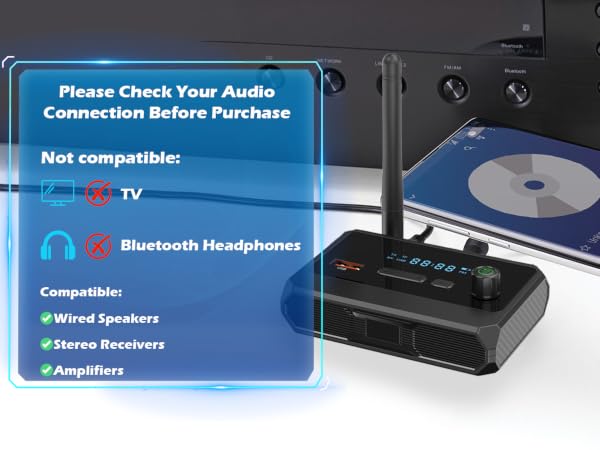 Bluetooth receiver for Stereo Receiver