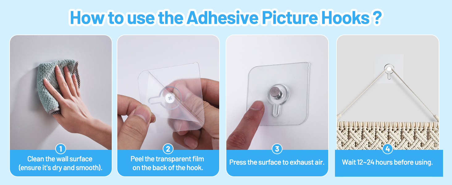 Adhesive Picture Hooks
