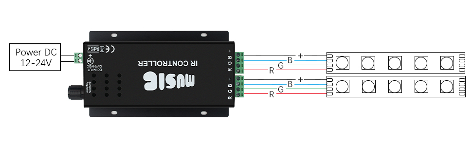 IR Remote Control Music Sound Controller