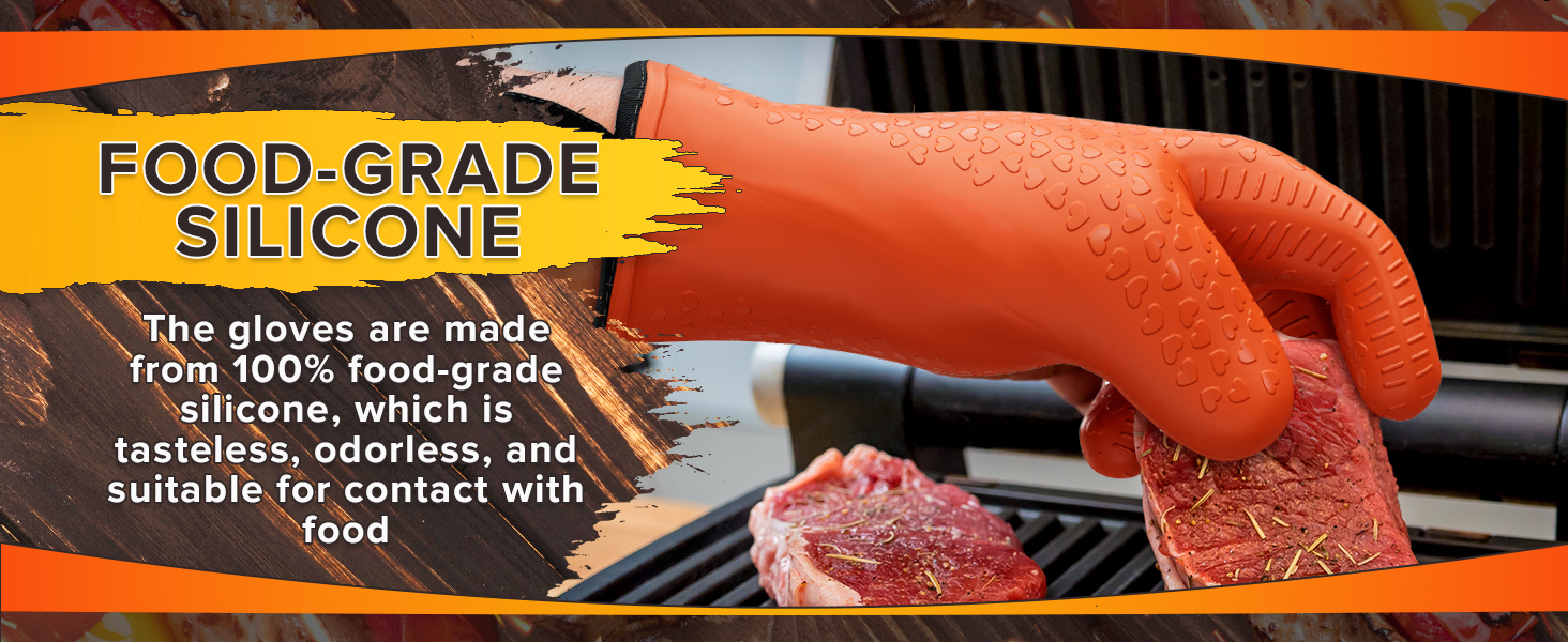 this gloves for cooking meat you can use as cooking gloves heat resistant or smoker gloves