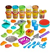 Play-Doh Farmer's Market Kitchen Playset, 28 Play Food Accessories & Tools, 11 Colors, Back to Sc...