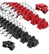 PINOZE 48PCS Magnetic Modular Wrench Organizers for Tool Drawers - Black & Red - Wrench Rack with...
