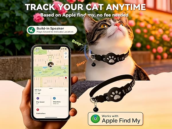 You can locate and track it on your mobile phone.