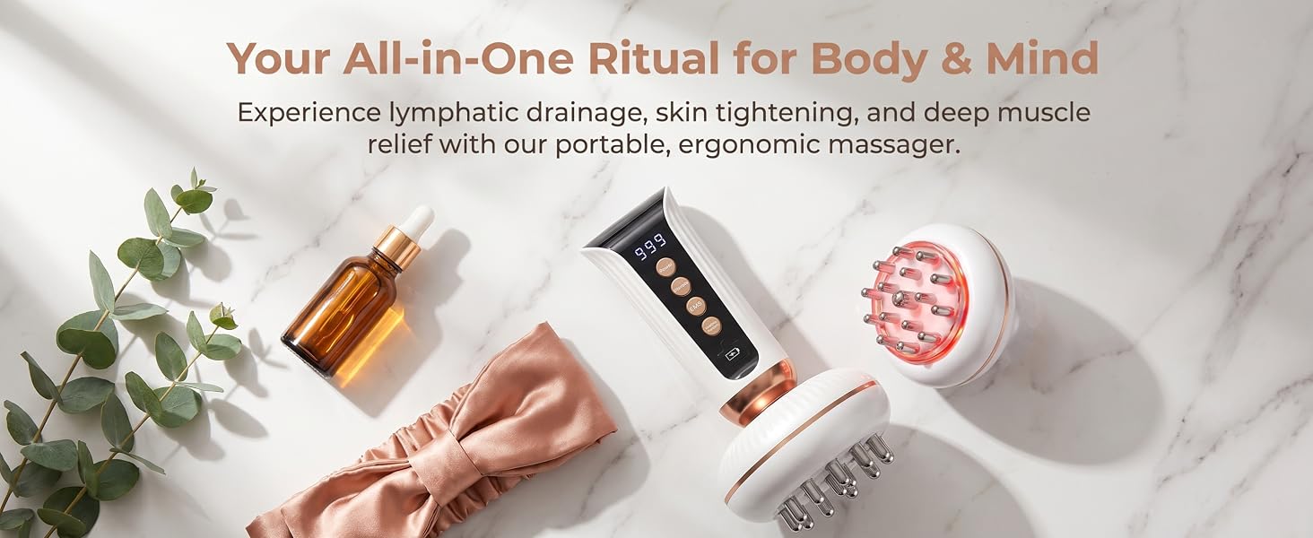 Rechargeable 4 IN 1 Lymphatic Drainage Massager