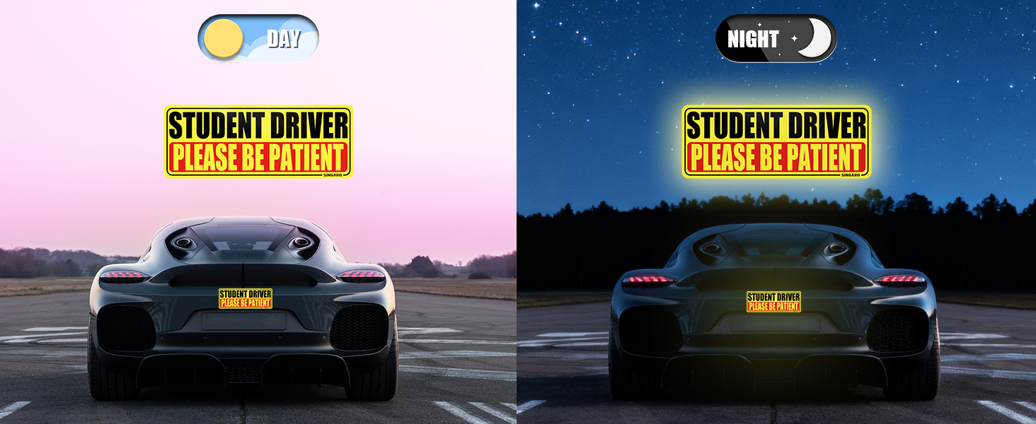 SINGARO STUDENT DRIVER MAGNET