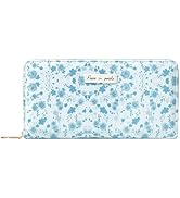 Sunwel Fashion Floral Clutch Wallet for Women Vintage Patchwork Ditsy Flowers Zipper Around Credi...