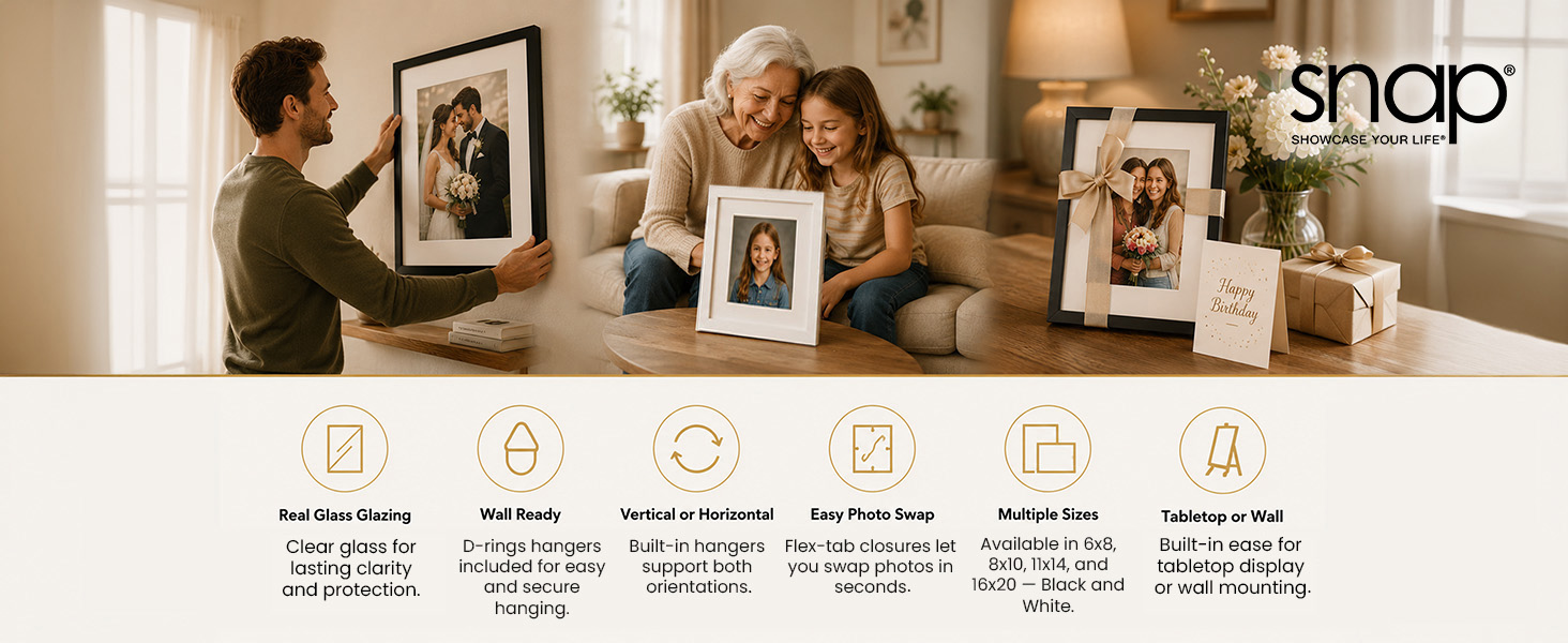 Snap Linear Picture Frames