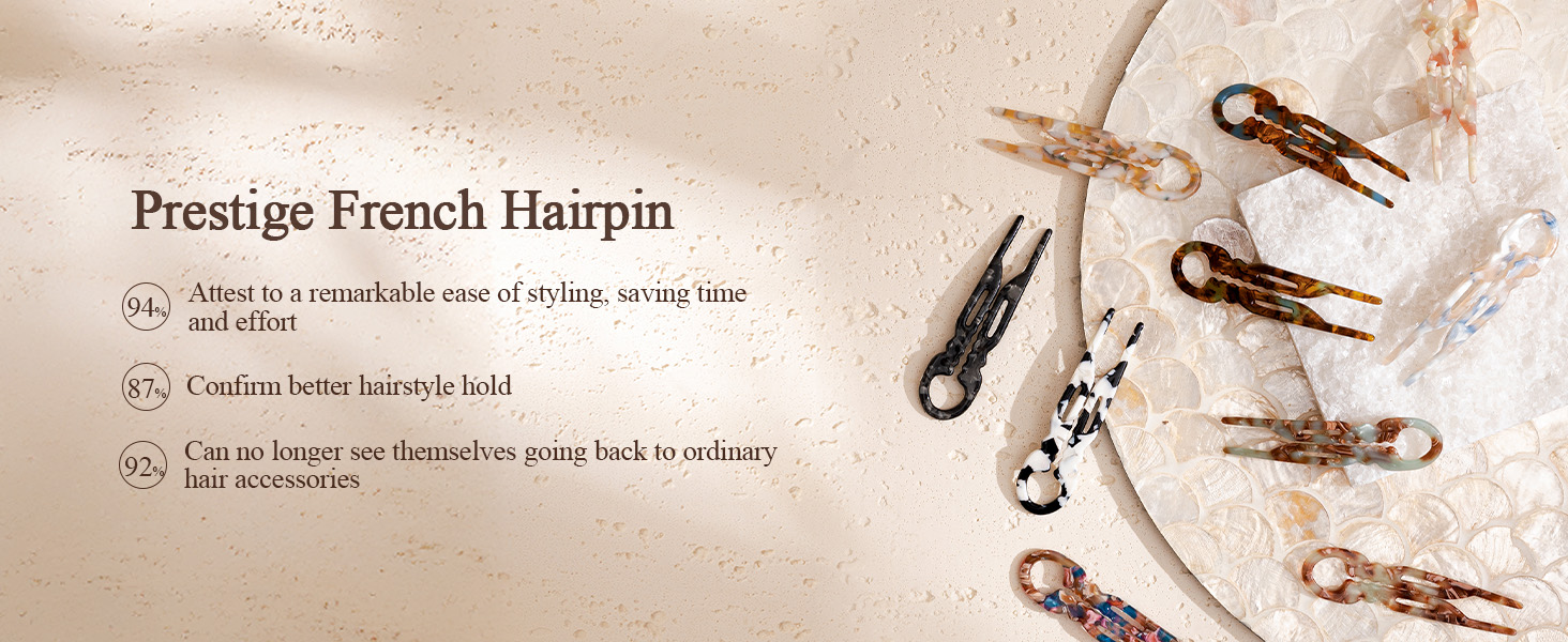 Prestige French Hair Pins for Women
