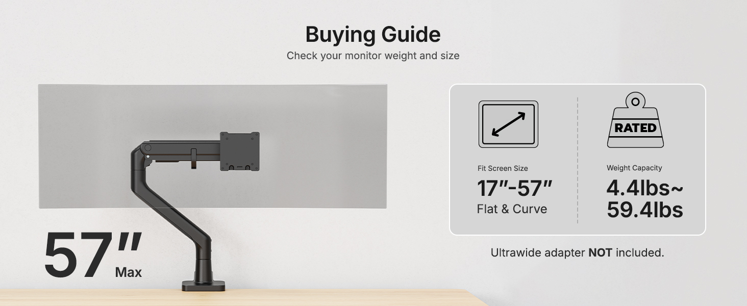 ultrawide monitor arm