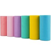 MEEDEE Pastel Tulle Ribbon 6 Rolls Tulle Fabric Spool Ribbon, 6 inch by 25 Yards/Spool, Perfect f...