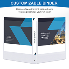 customizable cover binder