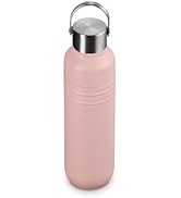 Le Creuset Stainless Steel On The Go Water Bottle, 16 oz., Shell Pink