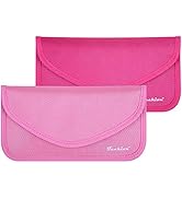 Signal Blocking Bag, Techion 2 Pack RFID Faraday Bag Shield Pouch Cage Box Wallet Case for Cell P...